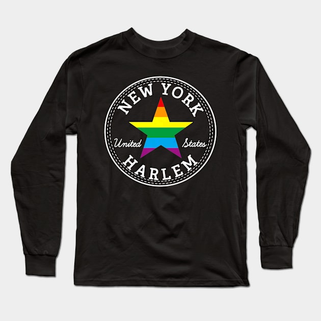 New York City HARLEM NYC USA UNITED STATES Gay Outfit Long Sleeve T-Shirt by PayneShop